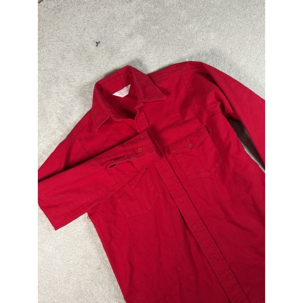 Vintage Frostproof Heavy Shirt Sz Medium Mens Made In USA Crop Chamois